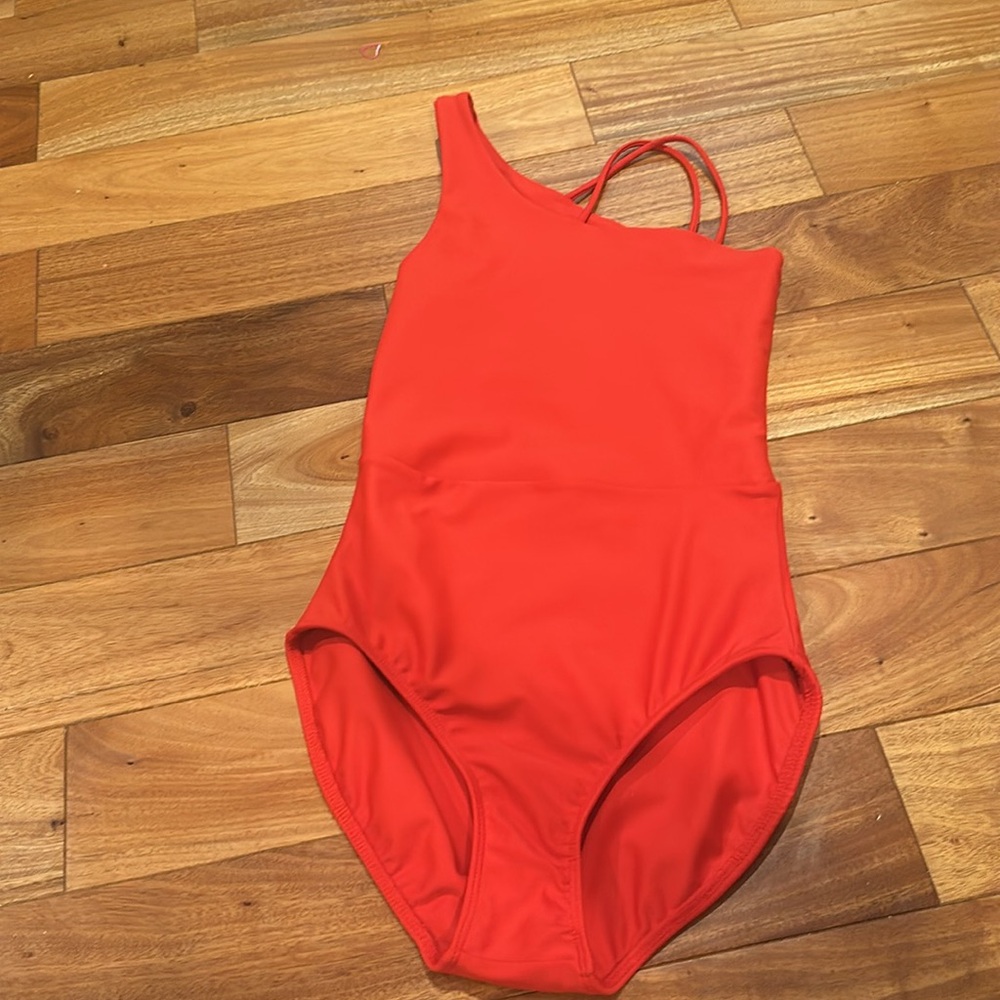 Tiger Friday May leotard in red. Good condition. Adult small